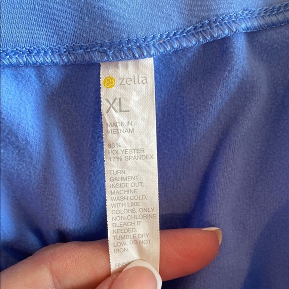 Zella Kids Light Blue Full-Zip Hoodie - Picture 7 of 7